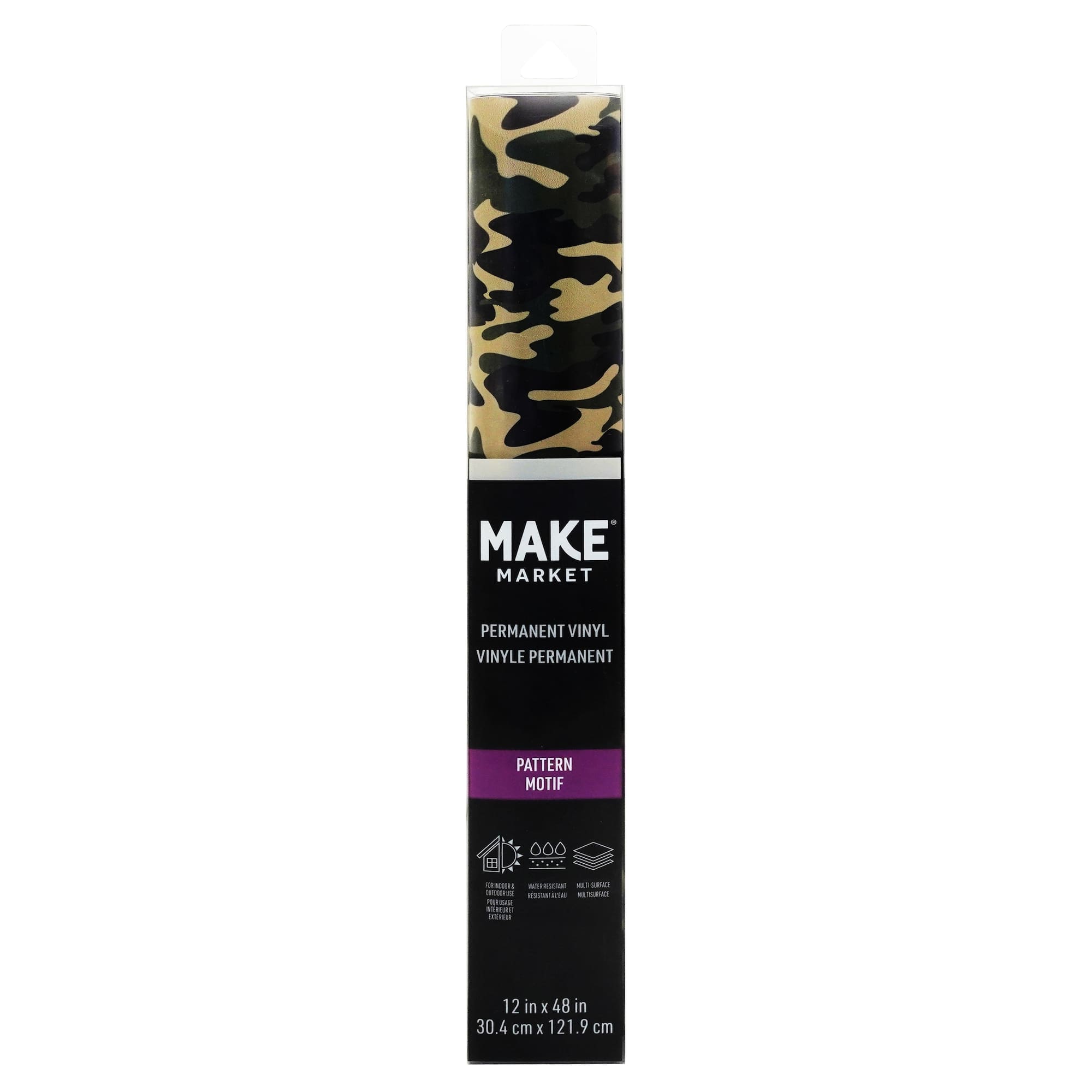12 Pack: Camouflage Pattern Permanent Vinyl by Make Market®